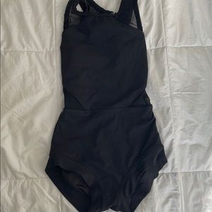 Black Five Leotard